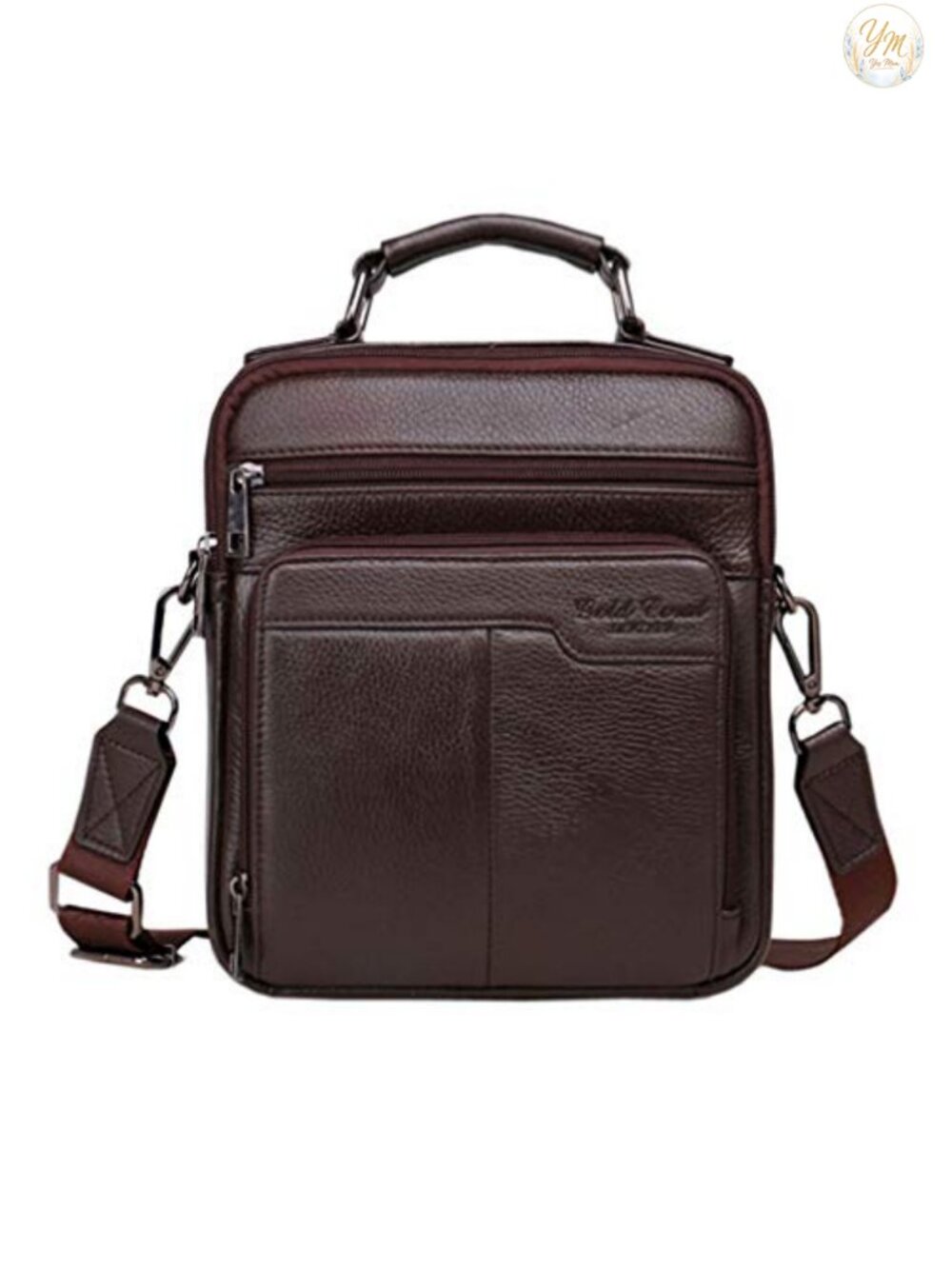 Genuine Leather Small Crossbody Shoulder Bag Messenger Travel Business